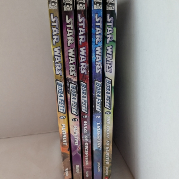 Star Wars Books Boba Fett The Clone Wars Lot of 5 Softcover Scholastic 2002-04 - Picture 13 of 13